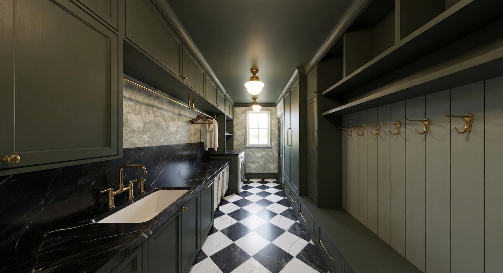 Laundry and Mudroom - Macera Residence Laundry and Mudroom - Macera Residence