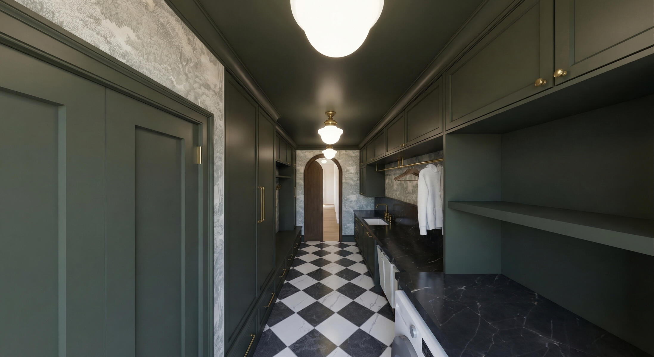 Laundry and Mudroom - Macera Residence Laundry and Mudroom - Macera Residence